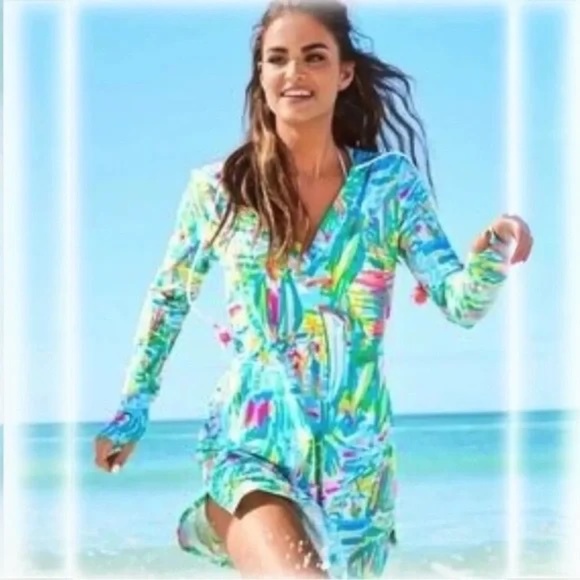 Lilly Pulitzer Other - Lilly Pulitzer UPF 50+ Rylie Cover Up Dress Small